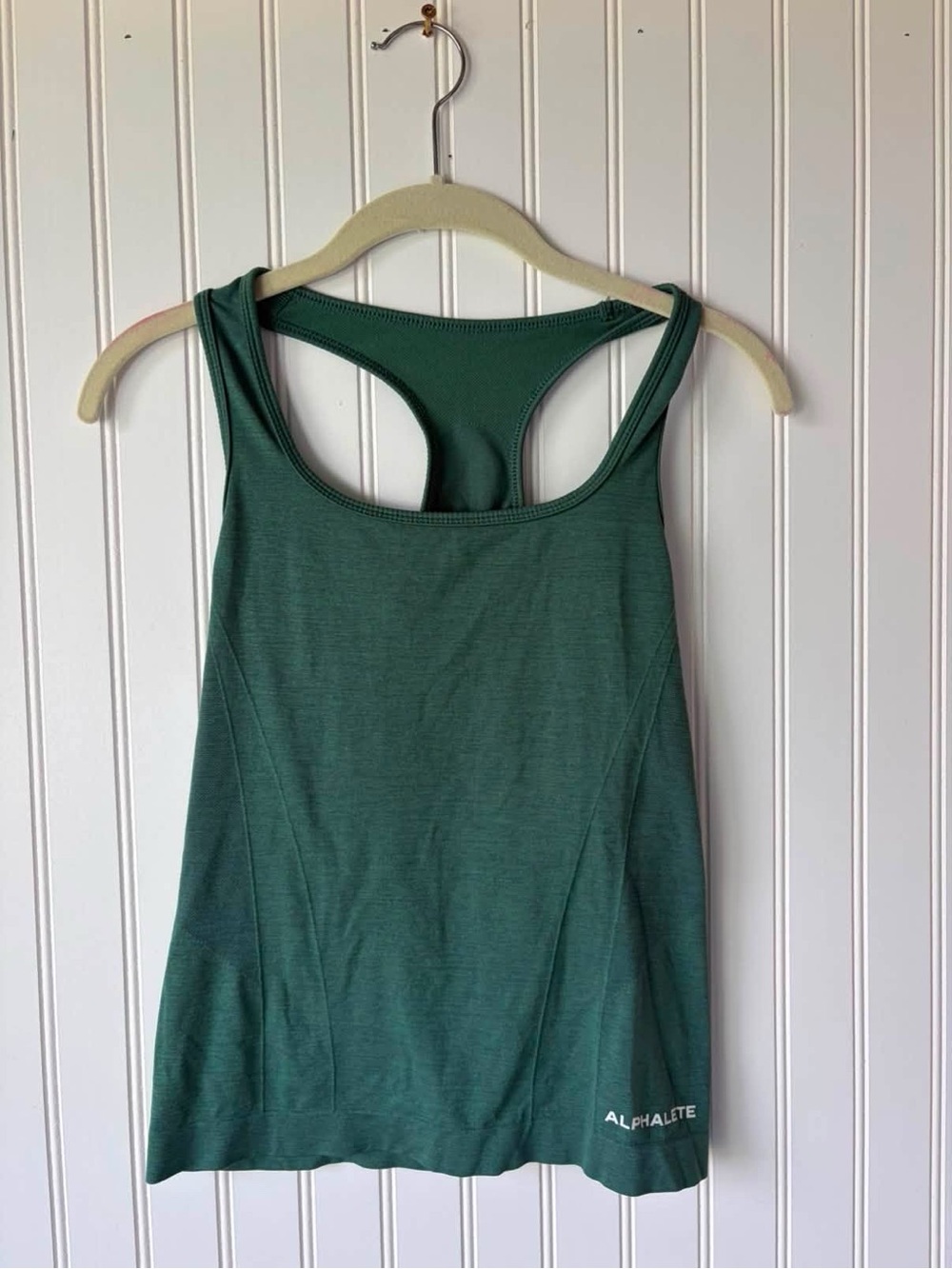Alphalete Women's Green Racerback athletic sporty Tank Top